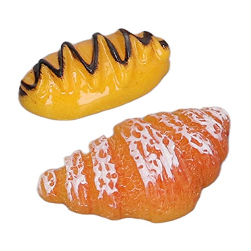 5 Conjuntos de Miniaturas de Casa de Bonecas Simulação de Comida Ketchup Garrafa Pão Mini Brinquedos