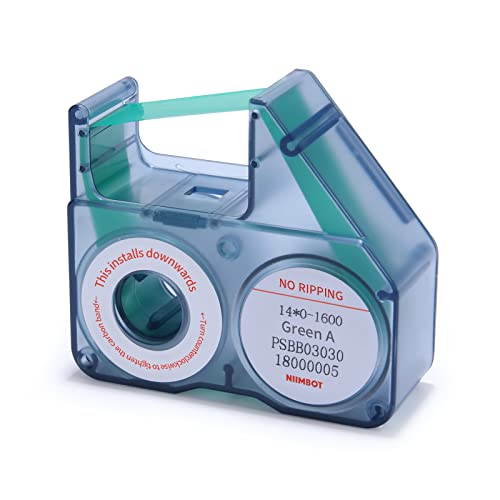 Cinta compatible NIIMBOT B18 para impresora térmica, verde miniatura 1