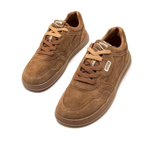 Mtng Para Hombre. 84847 Zapatillas De Piel Free Miami MarróN (43), Plano, Cordones, Casual - 6