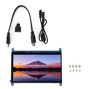 Scherm LCD-scherm 7-inch LCD-scherm Achtergrondverlichting HDMI-scherm 800 x 480 voor Raspberry Pi 3 Model/Win10