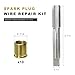 MTRPS Spark Plug Thread Repair Kit, Spark Plug Thread Repair Kit with M14×1.25 Inserts M16×1.25 Tap, Stainless Steel Engine Rethreading Repair Tools for Automotive Gasoline Generators