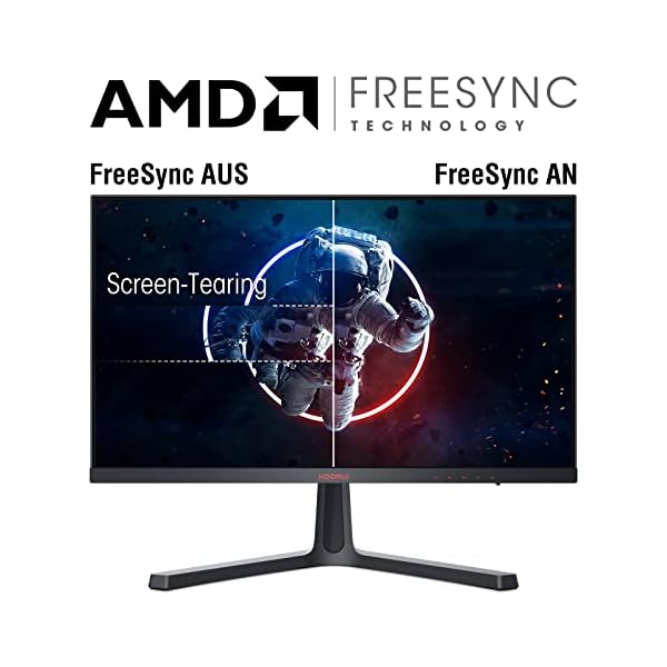KOORUI 24E4 - Monitor Gaming de 24'' FullHD 165Hz (1920 x 1080 p, Ratio 16:9, Panel VA, DCI-P3 85%), LED, AMD FreeSync, G-Sync Compatible, Flicker-Free, Low Blue Light, Color Negro - Image 5