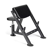 Titan Fitness Seated Preacher Curl Bench Max Load 250 LB Bicep Curl Support