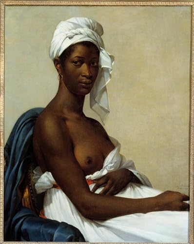 Portrait d'une femme noire Marie Benoist, tableau d'art inspirant et engagé