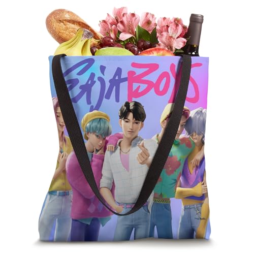 Bolso Tote Oficial KPop Demon Hunters Saja Boys miniatura 4