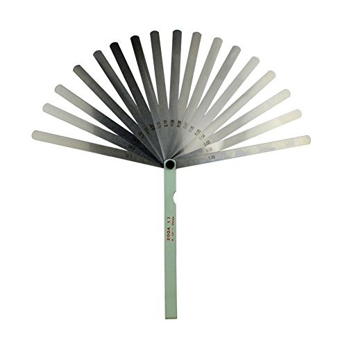 AHL 0.02-1mm Fühlerlehre Blätter 17 Blätter Fühlerlehren-Satz (200mm)