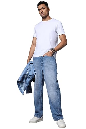 Image of HIGH Star Men's Regular Fit Mid Rise Jeans