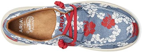 Ariat Womens Hilo Western Aloha Red White And Blue Pareau Prin 11 | Image 1