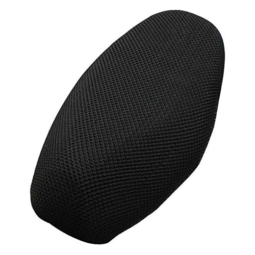 KKmoon Funda para Asiento de Moto Cubierta de Asiento de Malla Moto Transpirable Cojin Aislamiento de Calor