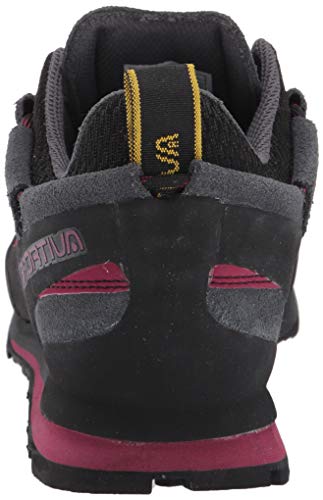 La Sportiva Womens Boulder X Approach/Hiking Shoes, Carbon/Beet, 8 #TOP2