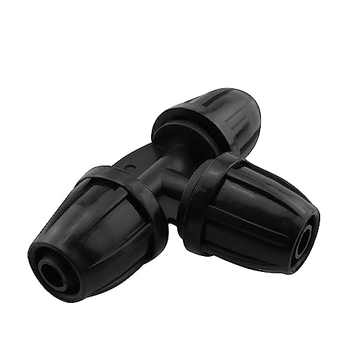 Dgzzi 43063-BTF-4 Barbed Tee Dgzzi 4Pcs Drip Irrigation Barbed Tee 3-Way Fitting 8Mm/11Mm Tubing thumb #5