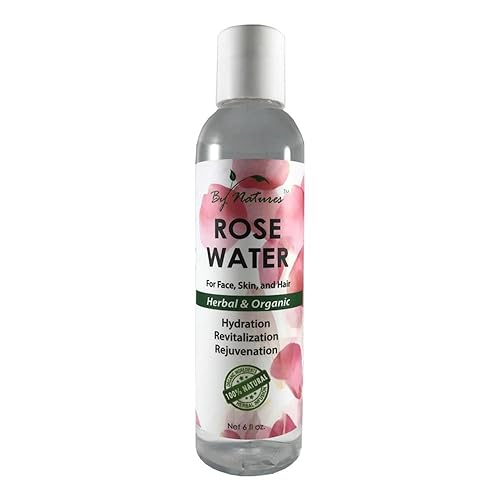 Agua de rosas para rostro, piel y cabello, 6oz