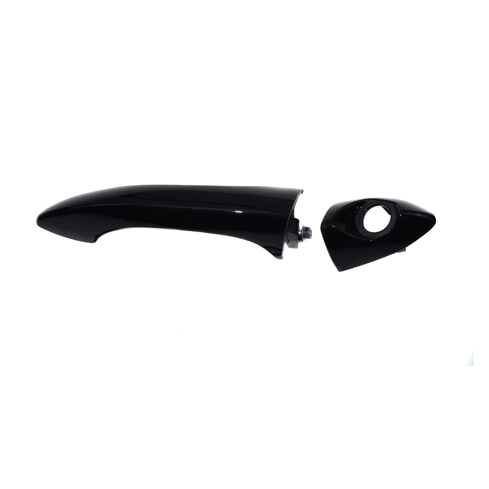 WPHLYZ Car Outside Exterior Outer Door Handle for BMW for X5 for E53 for 3.0i 2000 2001-2006 Exterior Outside Door Handle Front Rear Left Right 51218257737 51218257738(Front Left with Hole)