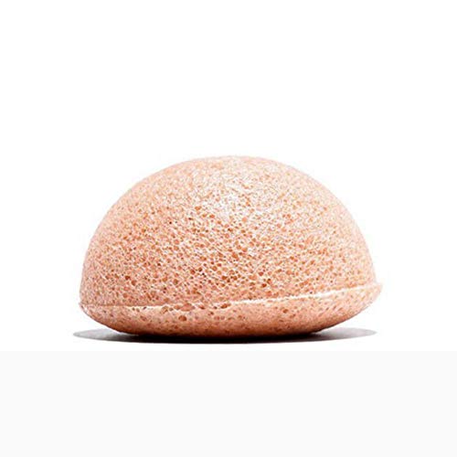 KONJAC KIREI PARIS Eponge Konjac nettoyante gommage visage soin visage maquillage point noir 100% naturelle homme femme Marque Française (Camomille & Argile rose Française)