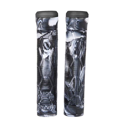 Fuzion Pro Scooters Hex Grips Bmx Bike Grips (Black & White Swirl) #TOP1