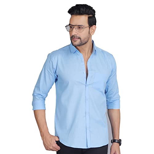Image of Man Slim Fit Cotton Casual Shirt