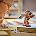 LEGO Marvel Rocket Mech Armor Set 76243, Guardians of The Galaxy Racoon Buildable Action Figure Toy, Avengers Collectable Gift Idea for Kids 6 Plus Years Old