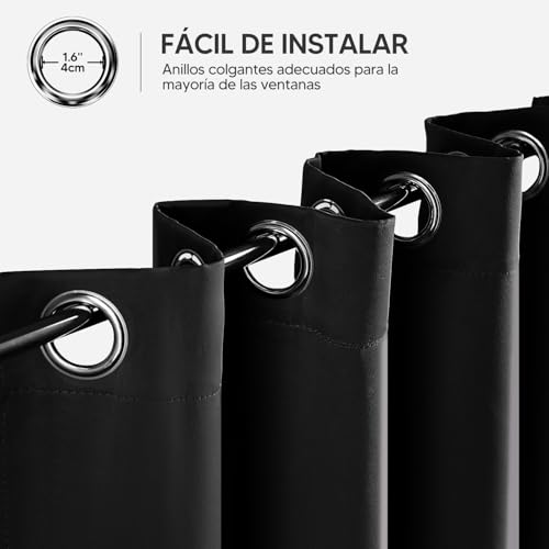 Lista de Cortinas de paneles - los preferidos. 17 Cortinas de paneles marca OSLIFE Sososy SUNSMELL (2)