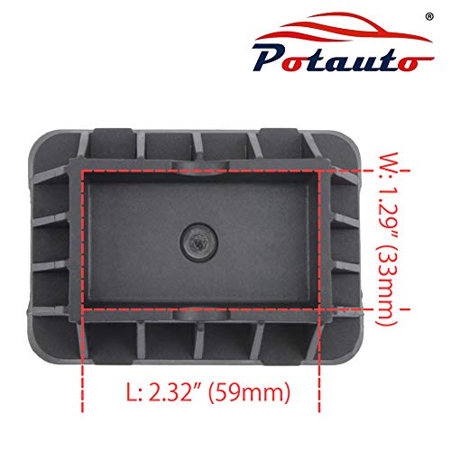 Image of Potauto Upgraded 51717042974 Car Jack Lift Pad Puck Support Compatible with BMW 5 6 7 F01 F0 F02 F06 F07 i03 Series