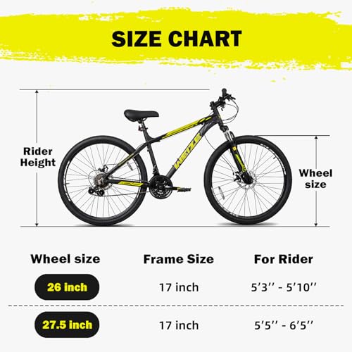 WEIZE 27.5 Inch Aluminum MTB