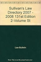 Sullivan's Law Directory 2007 - 2008 131st Edition 2-Volume St B001I833FM Book Cover