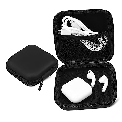 SEWACC 2pcs Multi-Purpose Storage Bag Compact Electronic Organizer for Men and Women Soft Lining and Zipper for Safe Carrying