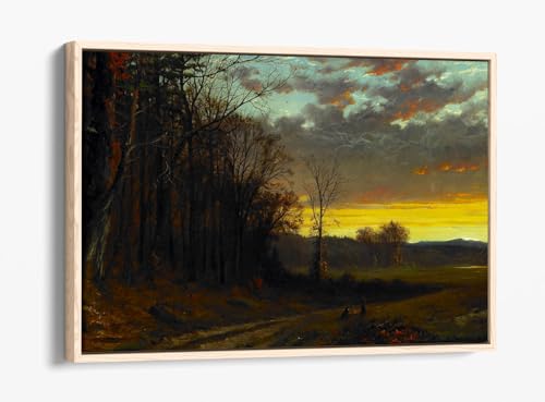 Twilight in the Wilderness de Bricher : grande toile déco nature pour chambre et bureau