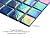 Tenedos Square 1x1 Blue Recycled Iridescent Glass Mosaic Floor Wall Pool Tile Backsplash (Exact Size 7/8 Inch) for Kitchen Swimming Pool Tile, Bathroom, Accent Decor (1 Sheet, Purple)