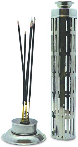 Tuelip Stainless Steel Tower Incense Stick Holder #TOP20