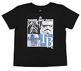 Outerstuff Tampa Bay Rays MLB Little Boys Kids Star Wars Main Character T-Shirt, Black (Black, Large...