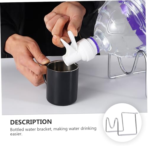 Support pour distributeur d'eau 5L porte-bouteille acier inoxydable - 4