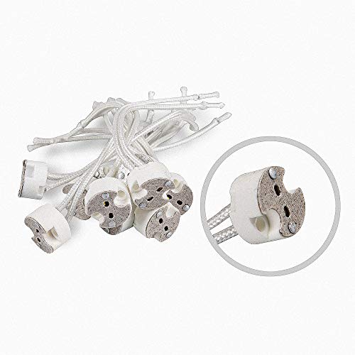 Preisvergleich Produktbild Mextornic MR16-Fassung aus Keramik / Niedervolt-Lampenfassung GU5.3