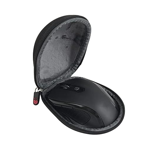 Hermitshell Hard Travel Case Fits VicTsing MM057 / PONVIT / POLEYN 2.4G Wireless Portable Mobile Mouse Optical Mice (Only Case) (Black)