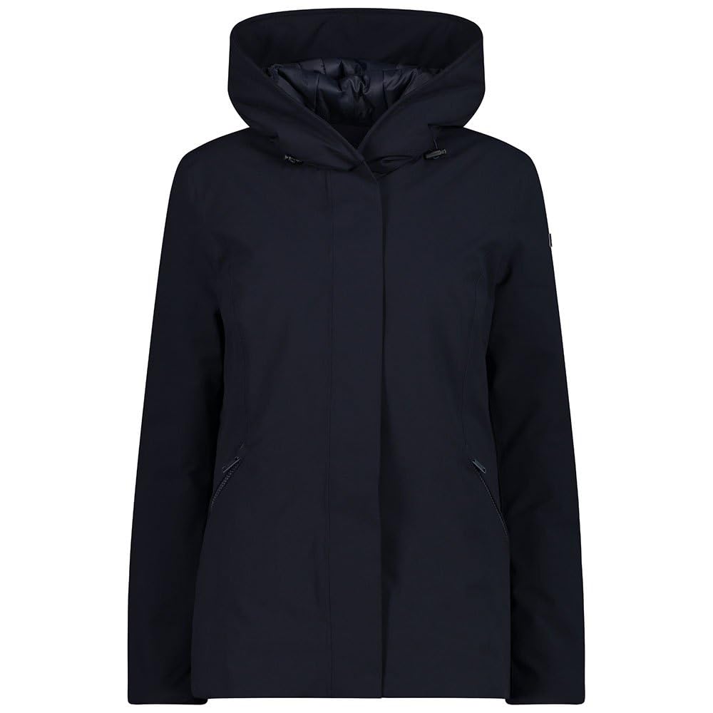 CMP, Chaqueta con capucha, 33K3556, negro básico, D36, mujer