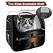 otnrnondcl Pumpkin Fall (1) Cat Backpack Carrier, Large Pet Backpack for Medium Small Dog Cat Puppy Kitty Bunny