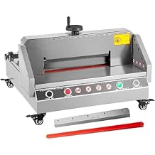 Electric Paper Cutter, Automatic Guillotine Paper Trimmer, 0-330mm Cutting Width, 40MM Large Thickness Cut Paper, Sharp and Precise Cutting, for Paper/Leather/PVC/Plastic/Non-Woven Fabrics