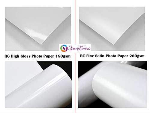 SPEEDYORDERS Photo Paper Printing Paper Roll, High Gloss Photo Paper 180gsm, 24in x 100feet Photo Printer Paper Roll, Glossy White Paper, Poster Paper, Paper Inkjet Printer - Thumbnail 3