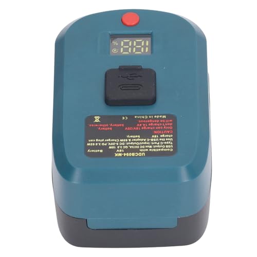 Outil de conversion de batterie 18V à écran LED et charge rapide USB Type C - 4