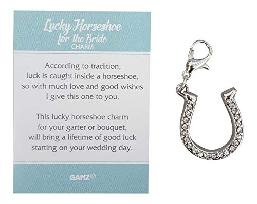 Ganz Lucky Horseshoe for The Bride Charm ~ Wedding Tradition ~ Something Old
