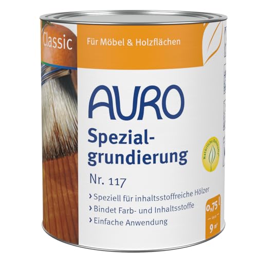 AURO Spezialgrundierung Classic Nr. 117 Farblos, 0,75 Liter