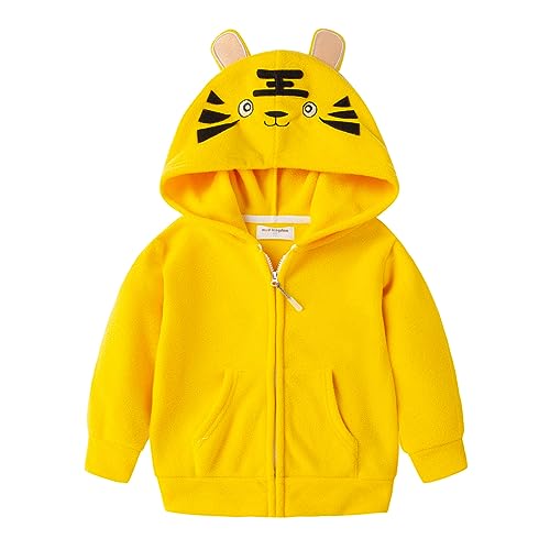 Image of Mud Kingdom Fleece Hoodies Jacket for Boys Girls Full Zipper Long Sleeve Happy Halloween