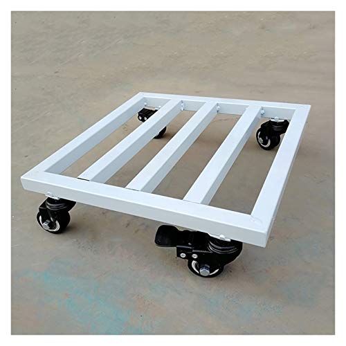 Chariot à plantes en fer 35cm pour déplacer facilement vos gros pots de fleurs sans effort