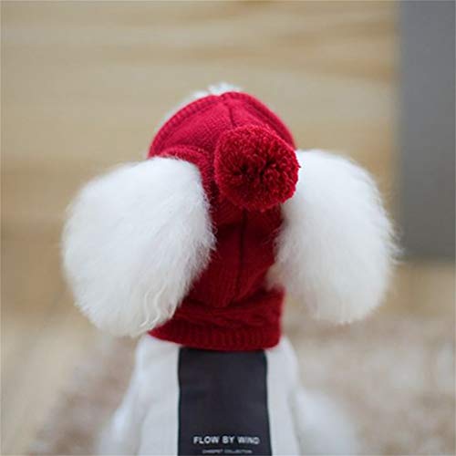 Amiispe Winter warme gestrickte Mütze Schal für Hunde Hunde Hüte Haustiere Produkte Lustige Cosplay Hund Cap Für Chihuahua Welpen zube