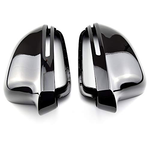 Boîtiers de rétroviseur noir pour Audi A4 B8 2008-2009 - 2