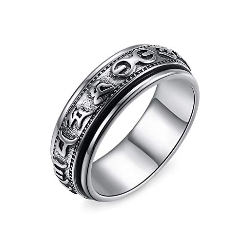 Anillos de plata de ley 925 KnSam antialérgicos retro para piel sensible