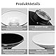 Soonpho Beauty Dish 55 cm/22 Zoll Standard Reflektor mit Schwarz Wabengitter,Weiß Diffusor und Aufbewahrungstasche,Fotostudio Strobe Blitzlicht Reflektor für Bowens Mount Studioblitz