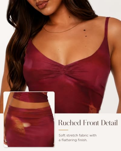 Image of Two Piece Skirt Set Women Maxi Long Skirt and Top Outfit