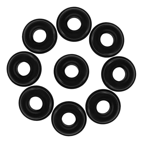 Rondelles d'étanchéité en caoutchouc noir ERINGOGO lot de 100 pour valve manuelle de remorque
