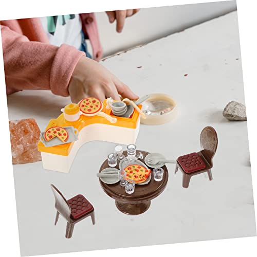 FAVOMOTO 5 Conjuntos Jogar Bugigangas De Casa Armários De Cozinha Casa De Bonecas Fingir Brincar Mes
