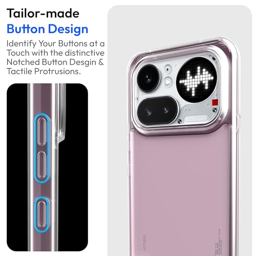 Image of KAPAVER Impulse Case for Nothing Phone 4a Pro | Hard Protection Clear Case for Nothing Phone 4a Pro (Clear)